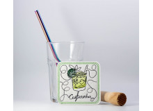 Stickdatei ITH - Untersetzer Caipirinha